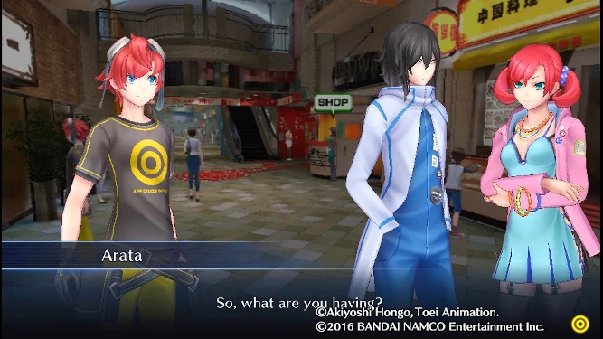 Digimon Story Cyber Sleuth Conversations between main characters