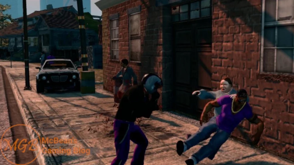 Saints Row The Third Review: Fight in the street