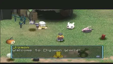Digimon World: Welcome party.